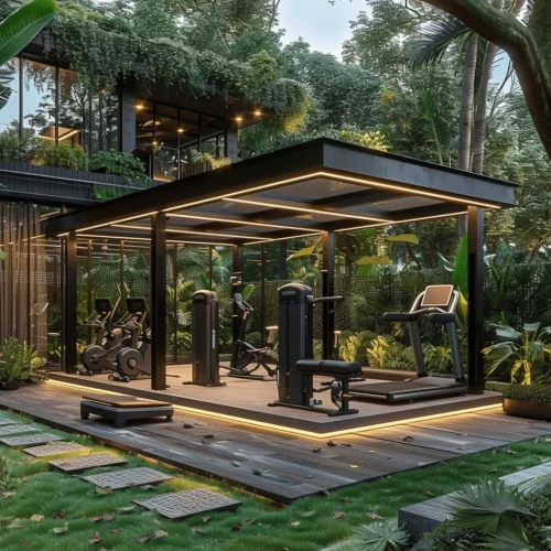 Pergola Designed for gym Lover